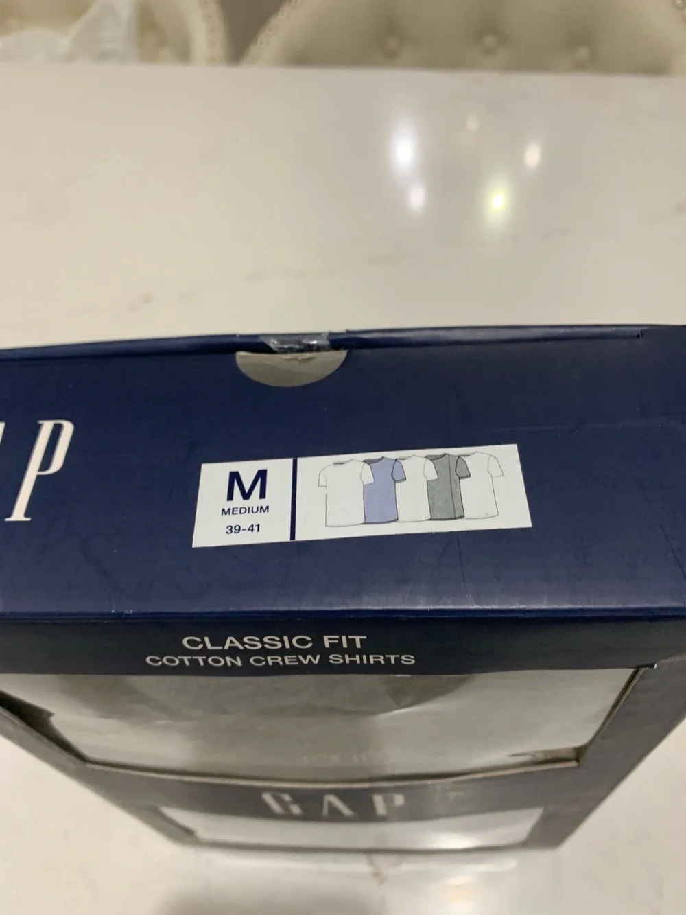 GAP Men 4 Pack BOXED Cotton Ribbed Tanks Size M